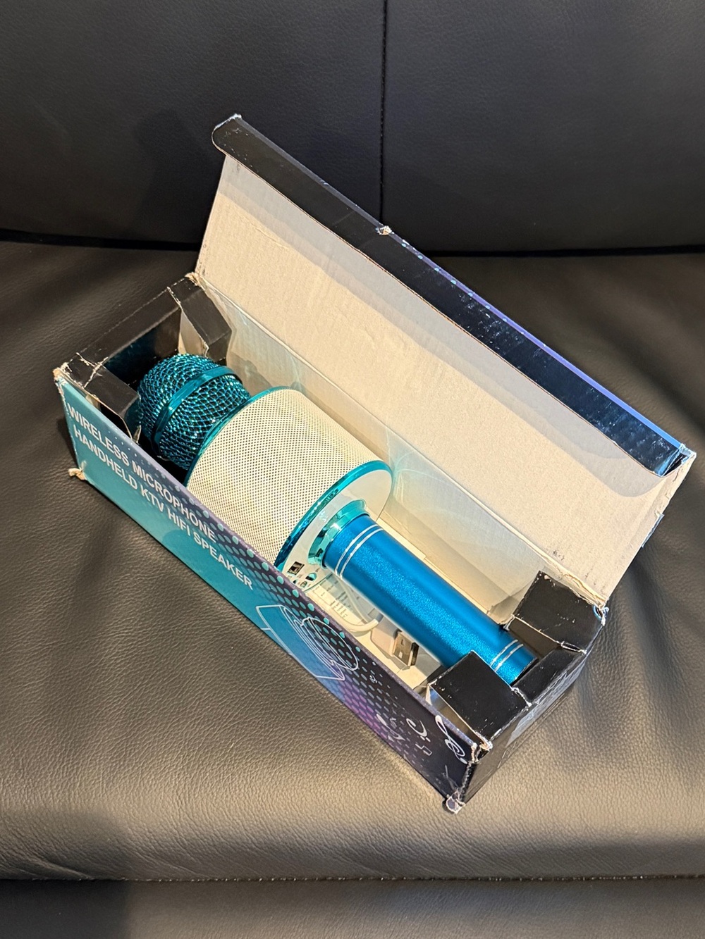 Wireless Karaoke Microphone - Blue